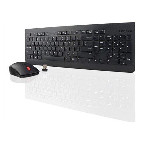 Lenovo | Black | Wireless Combo Keyboard & Mouse | 510 | Keyboard and Mouse Combo | 2.4 GHz Wireless via Nano USB | Batteries in